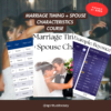 Image promoting the "Marriage Timing and Spouse Characteristics Course" by Camila R. Quintero
